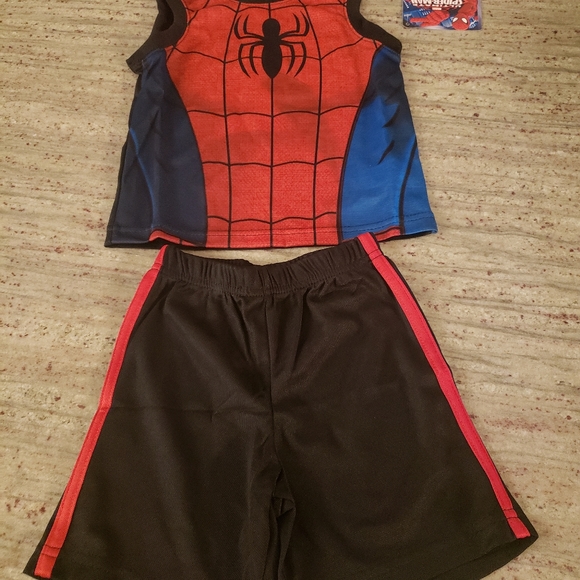 Marvel Amazing Spider man Outfit set New Summer - Picture 1 of 4